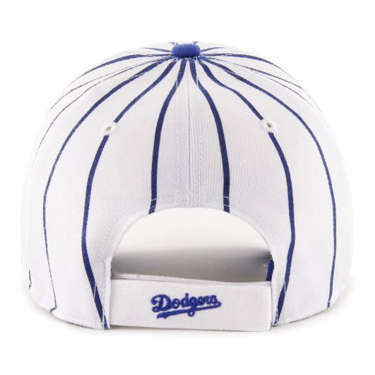 47 MLB Los Angeles Dodgers Pinstriped Bucket Hat White