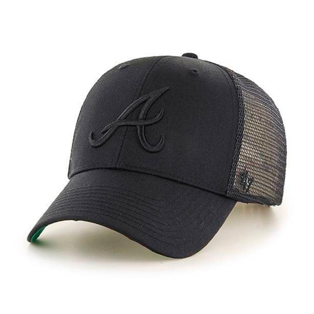 Atlanta Braves Branson Mvp Camo/Black Trucker - 47 Brand cap
