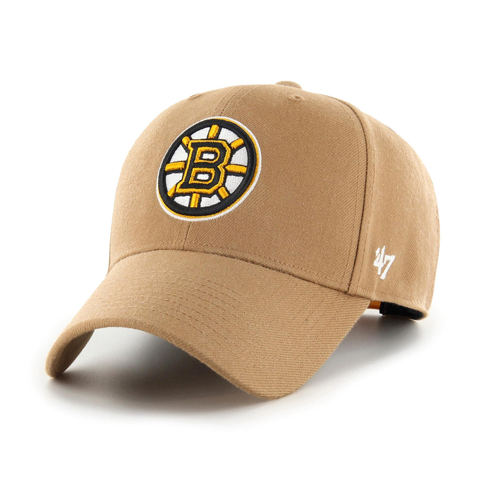Boston Bruins 47Brand MVP Black NHL Team Cap