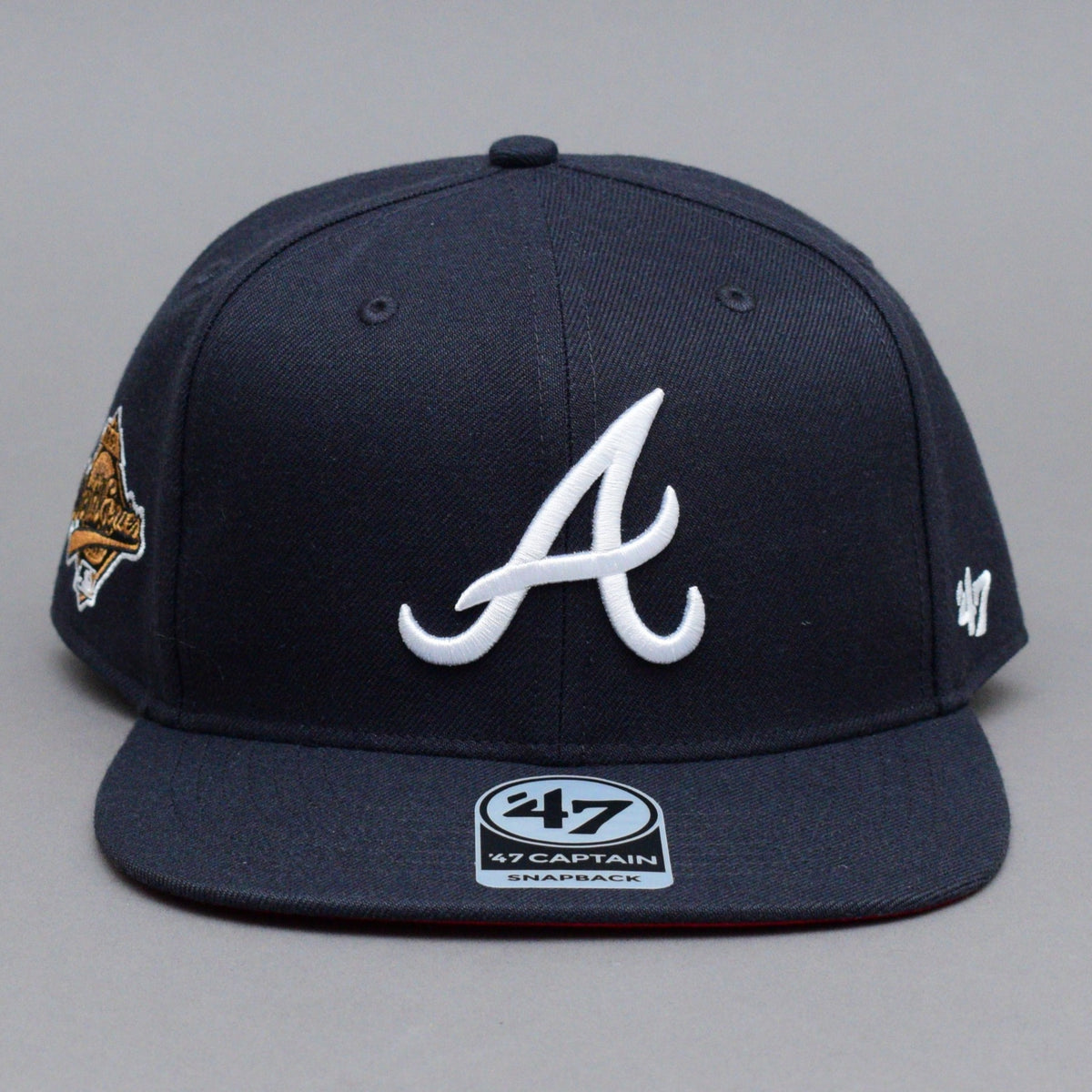 Atlanta Braves MLB Sure Shot Under Captain Navy Snapback - 47 Brand cap