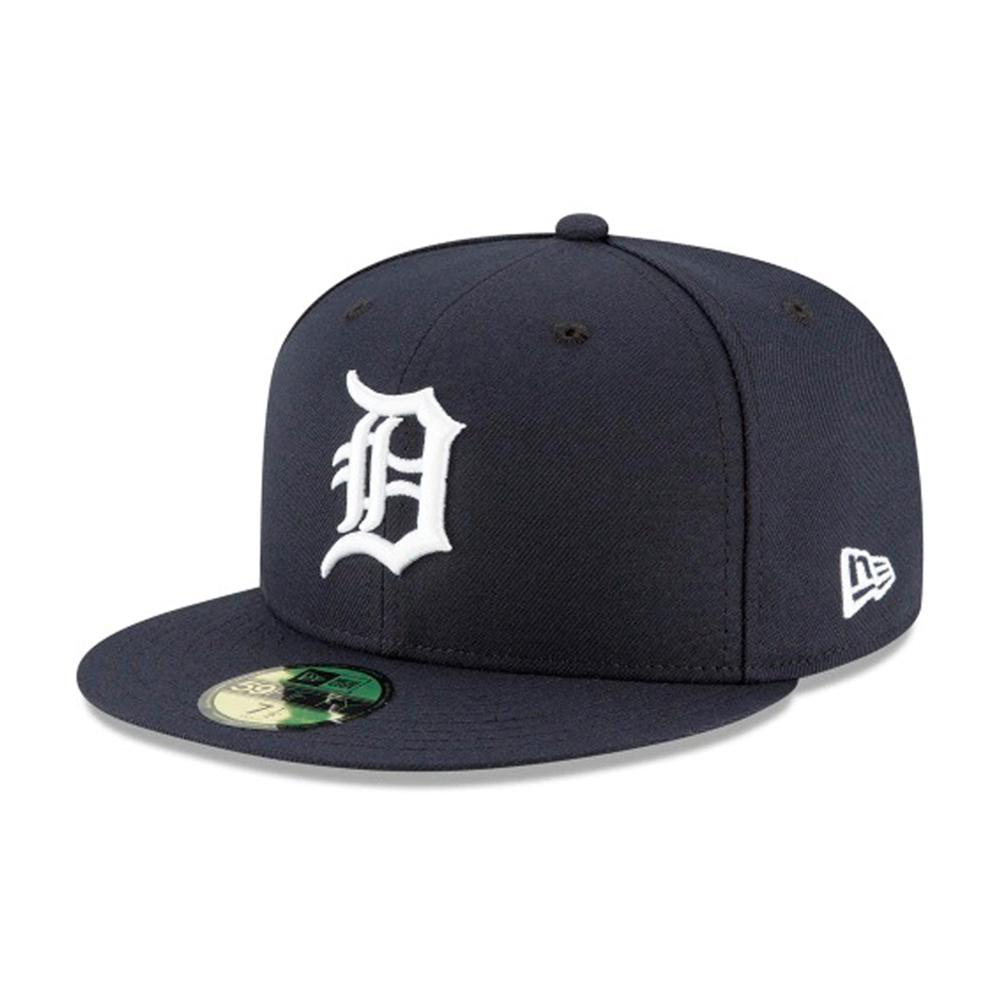 Detroit Tigers New Era MLB Heather Black White 59FIFTY Fitted Hat