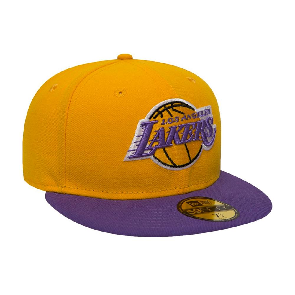 Yellow lakers cap - New era lakers cap by New Era.