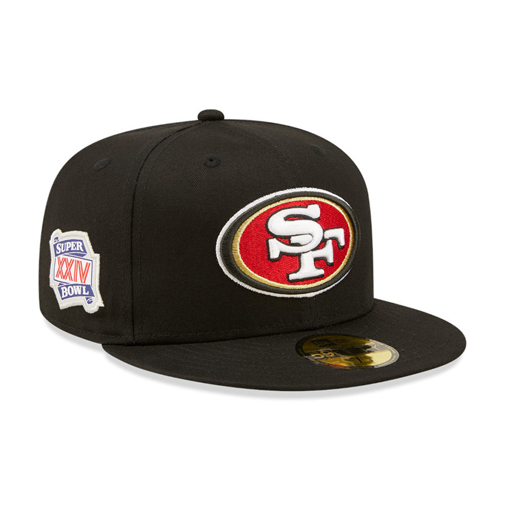 New Era - San Francisco 49ers 59Fifty Side Patch - Fitted - Black –