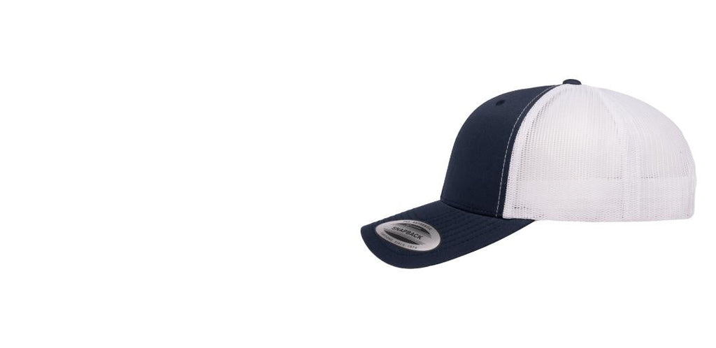 Yupoong - Trucker 6 Panel - Snapback - Navy/White