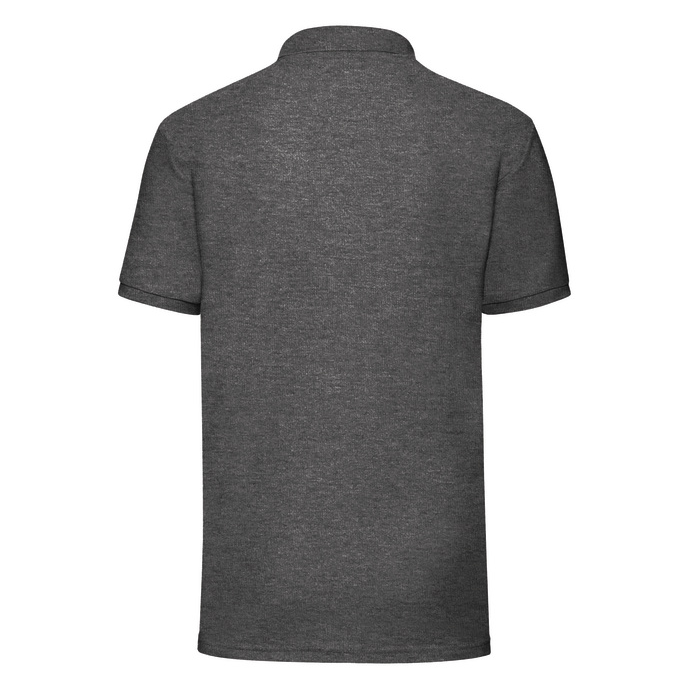 Fruit of the Loom - Piqué Polo - T–Shirt - Dark Heather Grey