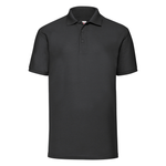 Fruit of the Loom - Piqué Polo - T–Shirt - Black