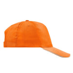 Myrtle Beach - 5 Panel Promo Sandwich Cap - Adjustable - Orange/White