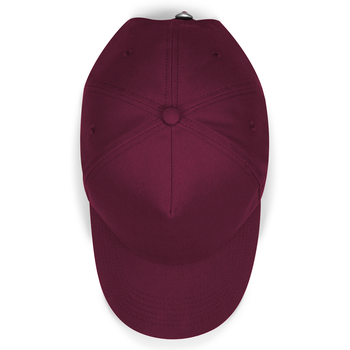 Beechfield - Authentic 5 Panel Cap - Adjustable - Burgundy