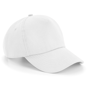 Beechfield - Authentic 5 Panel Cap - Adjustable - White