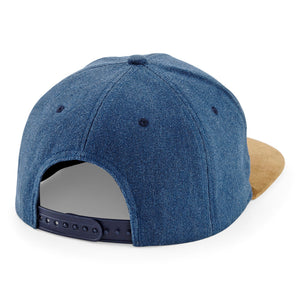 Beechfield - Suede Peak - Snapback - Denim Blue