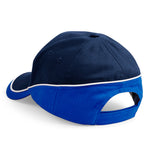 Beechfield - Teamwear Competetion Cap - Adjustable - French Navy/Bright Royal/White