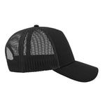 Atlantis - Rapper Cotton Cap - Trucker/Snapback - Black/Black