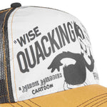 Capslab - Looney Tunes Daffy Duck Quote - Trucker/Snapback - White/Black/Yellow