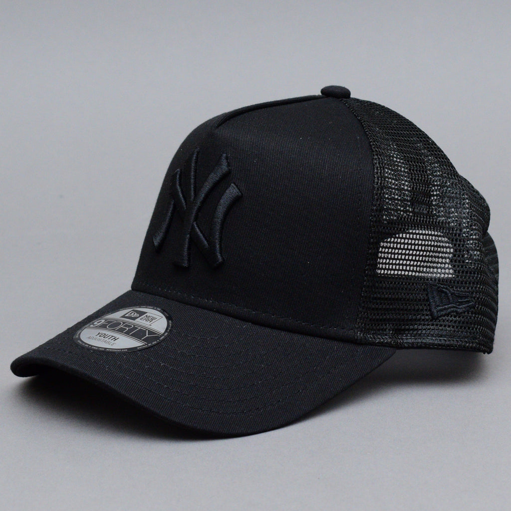 New Era - NY Yankees A Frame Youth - Trucker/Snapback - Black/Black