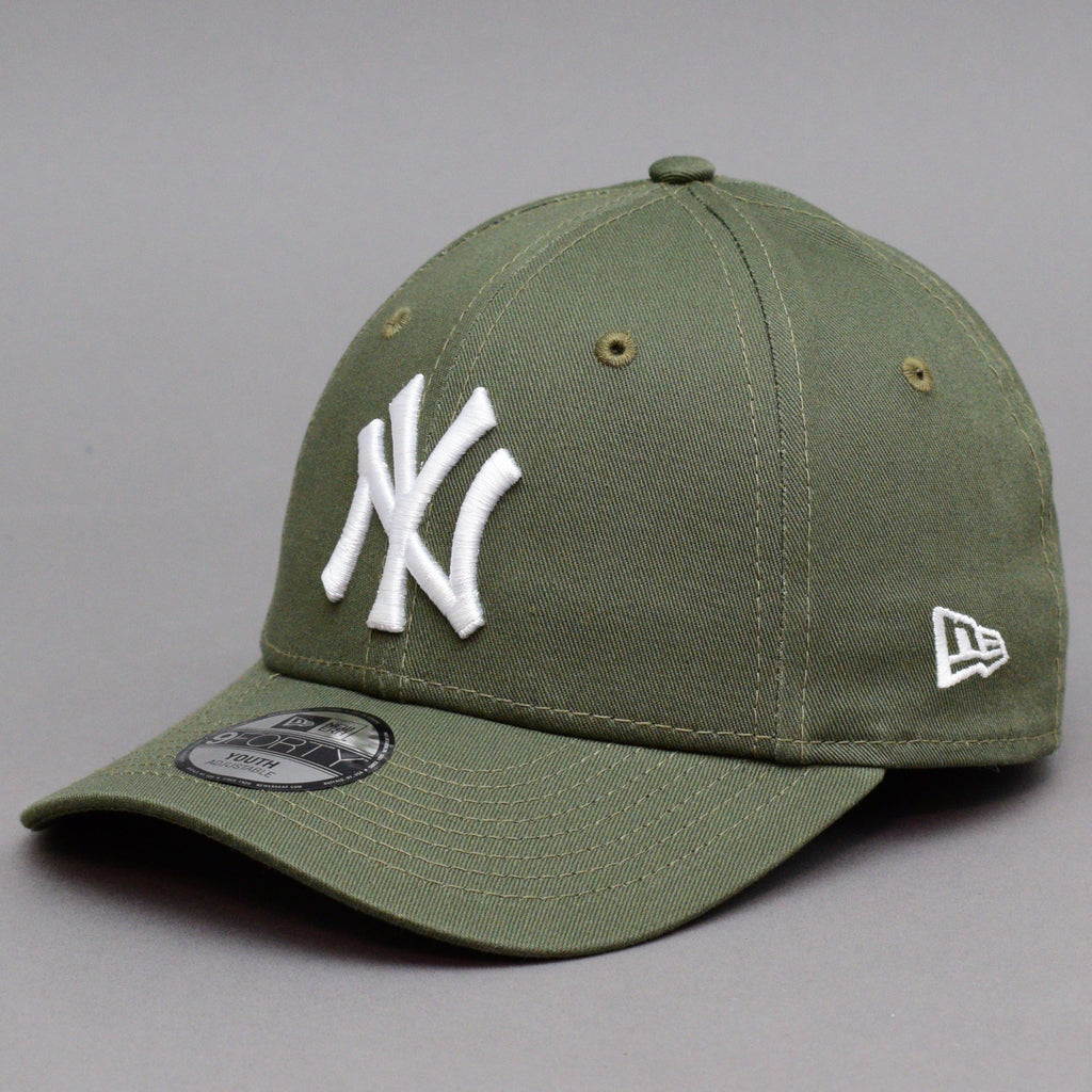 New Era - NY Yanekes 9Forty Youth - Adjustable - Olive/White