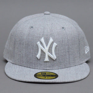 New Era - NY Yankees 59Fifty Essential - Fitted - Heather Grey