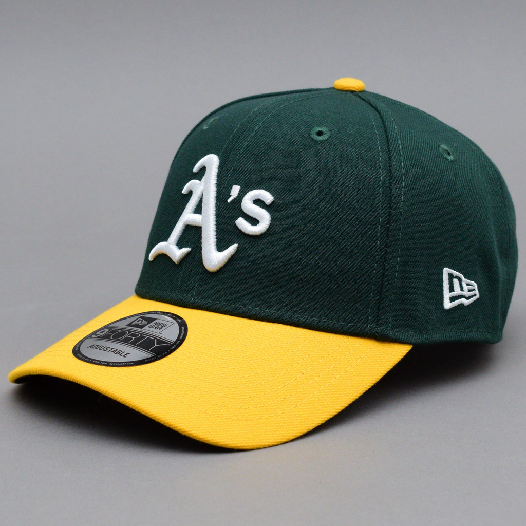 New Era - Oakland Athletics 9Forty The League - Adjustable - Green/Yellow