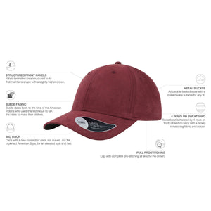 Atlantis - Fam Cap - Adjustable - Burgundy