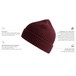 Atlantis - Maple - Beanie - Burgundy Melange