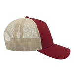 Atlantis - Rapper Cotton Cap - Trucker/Snapback - Burgundy/Stone