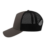 Atlantis - Rapper Cotton Cap - Trucker/Snapback - Dark Grey/Black