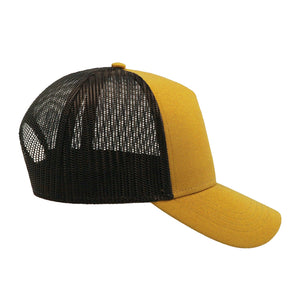 Atlantis - Rapper Cotton Cap - Trucker/Snapback - Mustard/Black