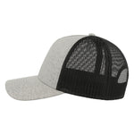 Atlantis - Rapper Melange Cap - Trucker/Snapback - Light Grey