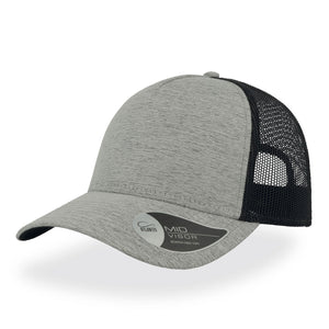 Atlantis - Rapper Melange Cap - Trucker/Snapback - Light Grey