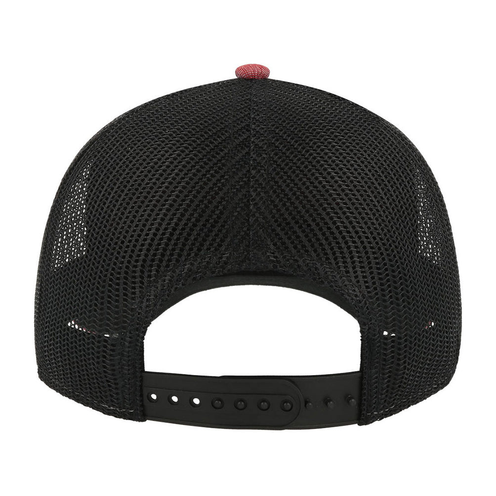 Atlantis - Rapper Melange Cap - Trucker/Snapback - Red