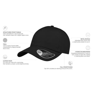 Atlantis - Shot Cap - Adjustable - Black