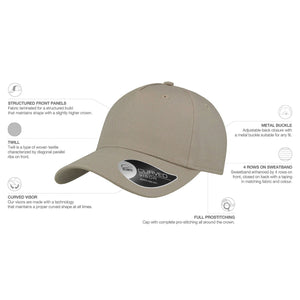 Atlantis - Shot Cap - Adjustable - Light Grey