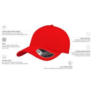 Atlantis - Shot Cap - Adjustable - Red