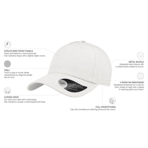 Atlantis - Shot Cap - Adjustable -  White