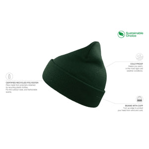 Atlantis - Wind Recycled - Beanie - Bottle Green