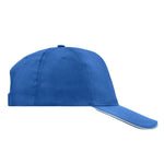 Myrtle Beach - 5 Panel Promo Sandwich Cap - Adjustable - Royal/White