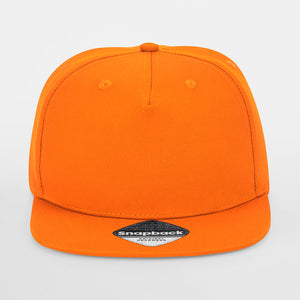 Beechfield - 5 Panel Rapper Cap - Snapback - Orange