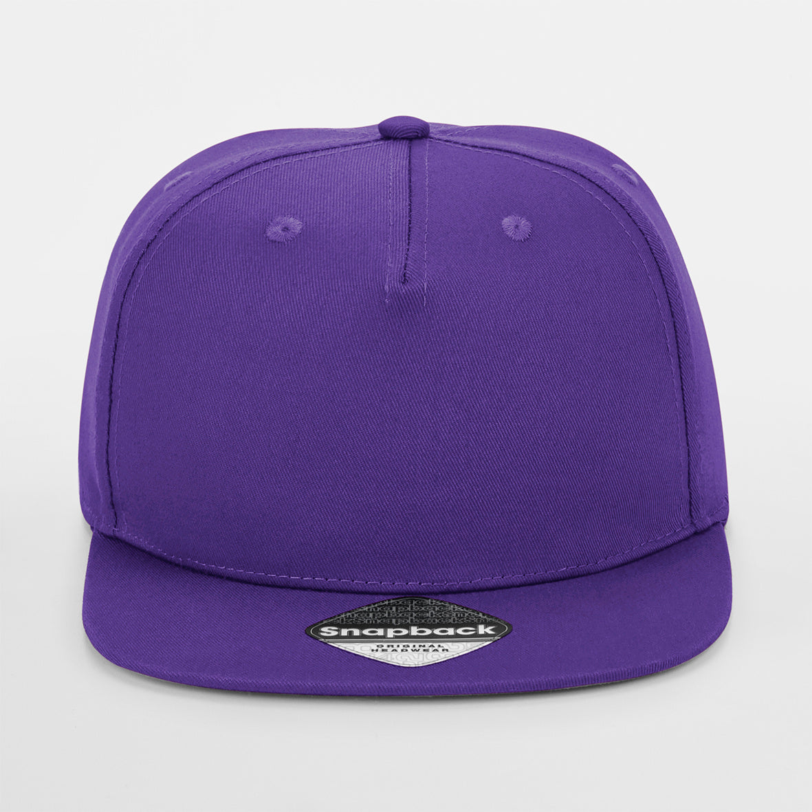 Beechfield - 5 Panel Rapper Cap - Snapback - Purple