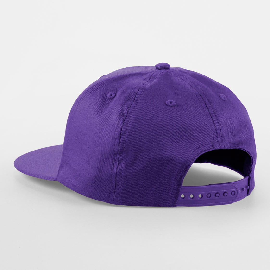 Beechfield - 5 Panel Rapper Cap - Snapback - Purple