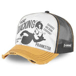 Capslab - Looney Tunes Daffy Duck Quote - Trucker/Snapback - White/Black/Yellow