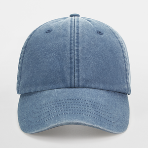 Beechfield - Low Profile Vintage Cap - Adjustable - Vintage Light Denim