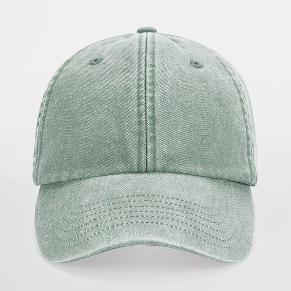 Beechfield - Low Profile Vintage Cap - Adjustable - Vintage Sage Green