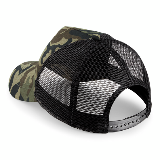 Beechfield - Camo Trucker - Snapback/Trucker - Jungle Camo/Black