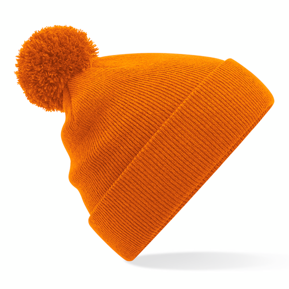 Beechfield - Original Pom Pom - Beanie - Orange