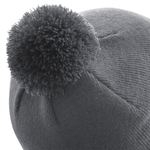 Beechfield - Junior Original Pom Pom - Beanie - Graphite Grey