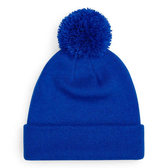 Beechfield - Original Pom Pom - Beanie - Bright Royal Blue