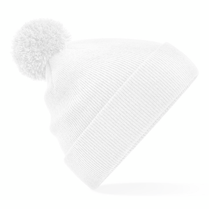 Beechfield - Original Pom Pom - Beanie - White