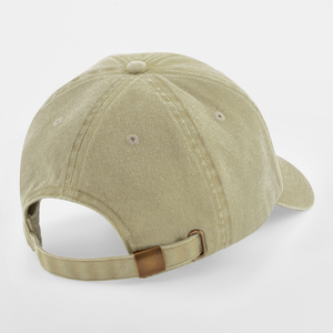 Beechfield - Low Profile Vintage Cap - Adjustable - Vintage Stone