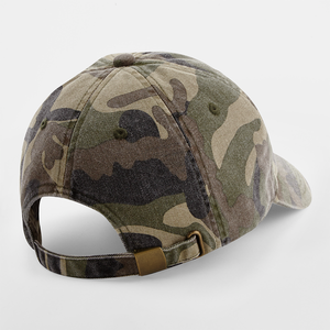 Beechfield - Low Profile Vintage Cap - Adjustable - Vintage Jungle Camo