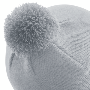 Beechfield - Original Pom Pom - Beanie - Light Grey