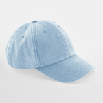 Beechfield - Low Profile Vintage Cap - Adjustable - Vintage Light Blue